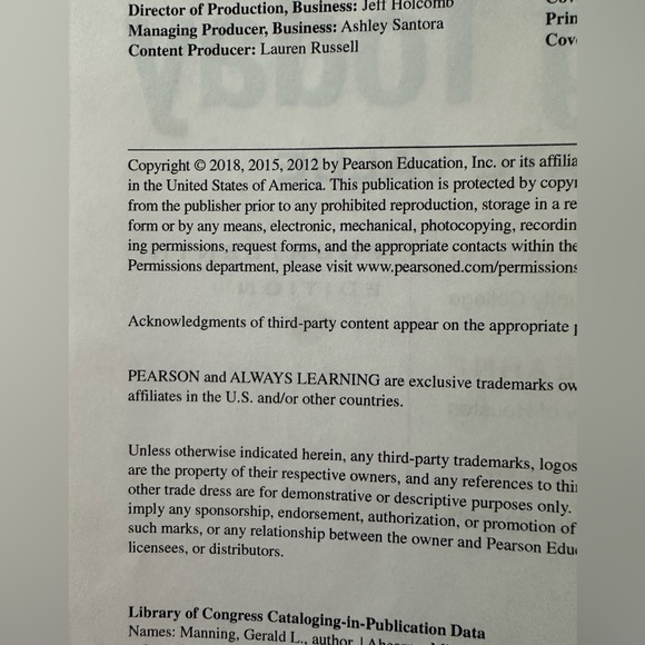 Gerald L. Manning Selling Today: Partnering to Create Value Text Book 14th Ed. - Picture 12 of 15